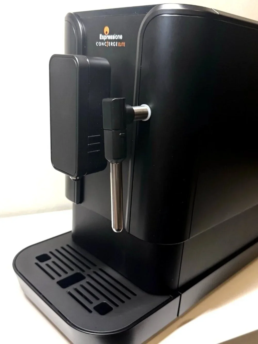 Espressione Concierge Elite Coffee Espresso Machine Infinite Black 20Bar Grinder